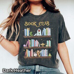 Disney Princess Book Club T-shirt, Books Belle Tiana Mulan Tiana Shirts, Disneyw